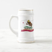 カリフォルニアはステインをパーティを楽しむ方法を知っています ビールジョッキ (左)