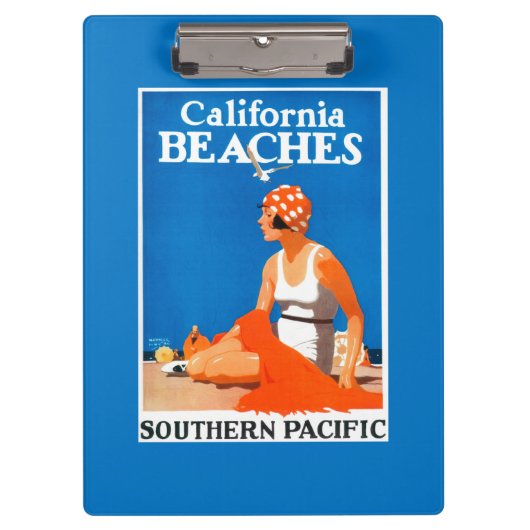 カリフォルニアは昇進ポスターを浜に引き上げます クリップボード (正面)