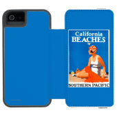 カリフォルニアは昇進ポスターを浜に引き上げます INCIPIO iPhoneウォレットケース (フォリオオープン)