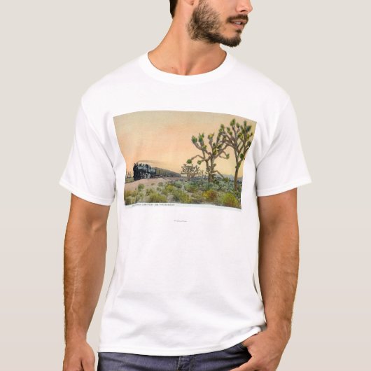 カリフォルニアは移動する列車を限りました Tシャツ (正面)