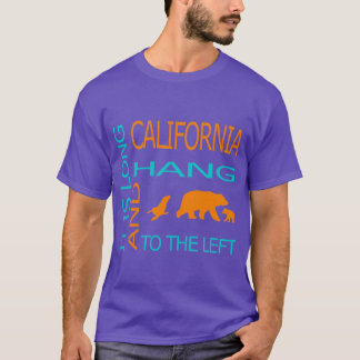カリフォルニアは長いので左に傾けています Tシャツ