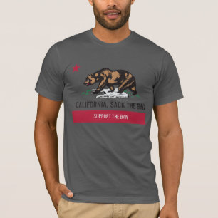 カリフォルニアは、バッグの柔らかいティーを袋に入れます Tシャツ