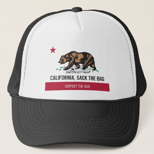 カリフォルニアは、バッグを袋に入れます キャップ (正面)