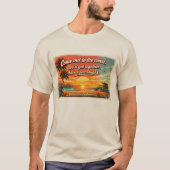 カリフォルニアへおいで Men's T-Shirt Tシャツ (正面)