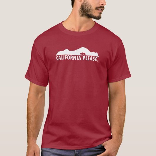 カリフォルニアへお願い Tシャツ (正面)