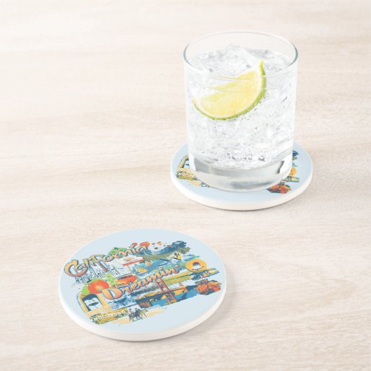 カリフォルニアへの憧れ コースター (側面)