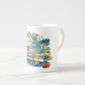 カリフォルニアへの憧れ ボーンチャイナマグカップ (正面右)