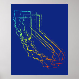 カリフォルニアぼやけチル ポスター