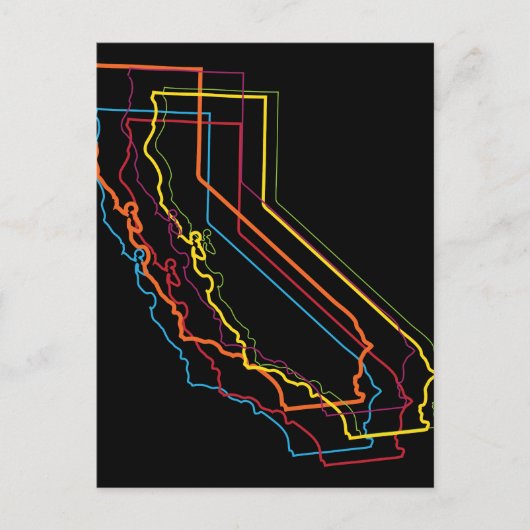 カリフォルニアぼやけプライド ポストカード (正面)