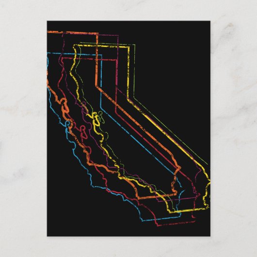 カリフォルニアぼやけプライド ポストカード (正面)