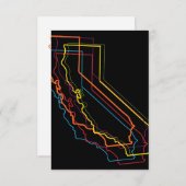 カリフォルニアぼやけプライド 招待状 (正面/裏面)