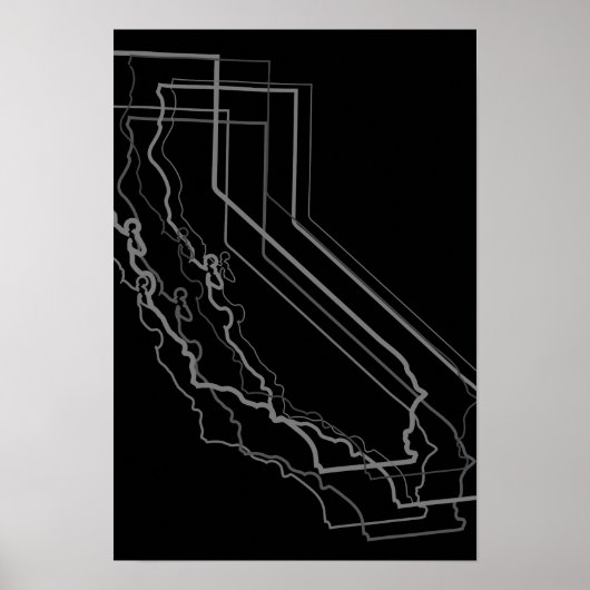 カリフォルニアぼやけ州 ポスター (正面)