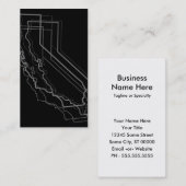 カリフォルニアぼやけ州 名刺 (正面/裏面)