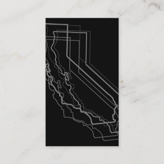 カリフォルニアぼやけ州 名刺 (正面)