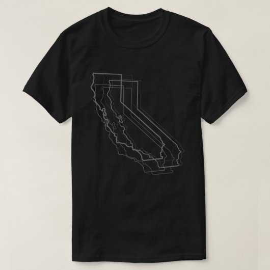 カリフォルニアぼやけ州 Tシャツ (デザイン正面)