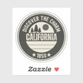 カリフォルニアを探索 - あらゆる愛好家のためのデザイン シール (シート)