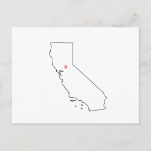 カリフォルニアアウトライナーの地図 ポストカード