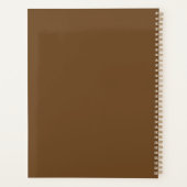 カリフォルニアアウトラインクマ山々 プランナー手帳 (裏面)