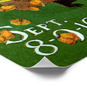 カリフォルニアアドミッションデイフェスティバルベア ポスター (角)