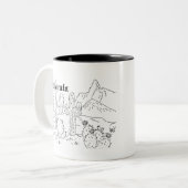 カリフォルニアアートモハヴェ国立保存写真集 ツートーンマグカップ (正面左)