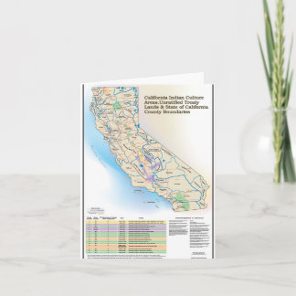 カリフォルニアインディアン文化圏 – Notecard カード