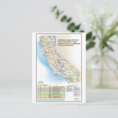 カリフォルニアインドの文化圏-郵便はがき ポストカード (スタンド正面)