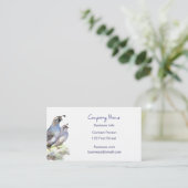 カリフォルニアウイルビジネスカードバード自然 名刺 (スタンド正面)