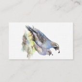 カリフォルニアウイルビジネスカードバード自然 名刺 (裏面)