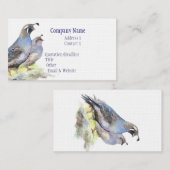 カリフォルニアウイルビジネスカードバード自然 名刺 (正面/裏面)