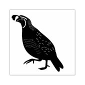 カリフォルニアウイル州バードイラストレーション ラバースタンプ (インプリント)