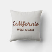 カリフォルニアウエストコーストニースデザイン文字 クッション (裏面)