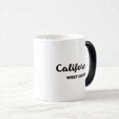 カリフォルニアウエストコーストニースデザイン文字 モーフィングマグカップ (正面右)