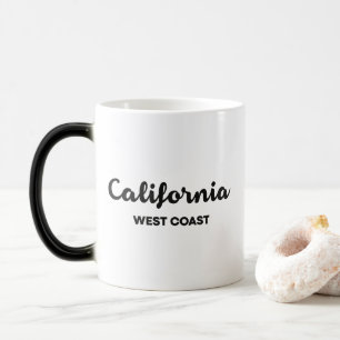 カリフォルニアウエストコーストニースデザイン文字 モーフィングマグカップ