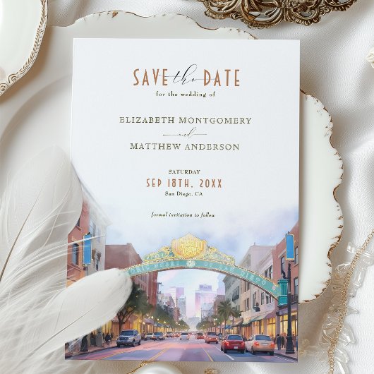 カリフォルニアエレガント州サン救ディエゴ 招待状