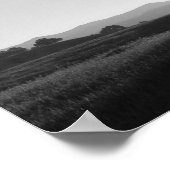 カリフォルニアオークツリーサンライズ ポスター (角)