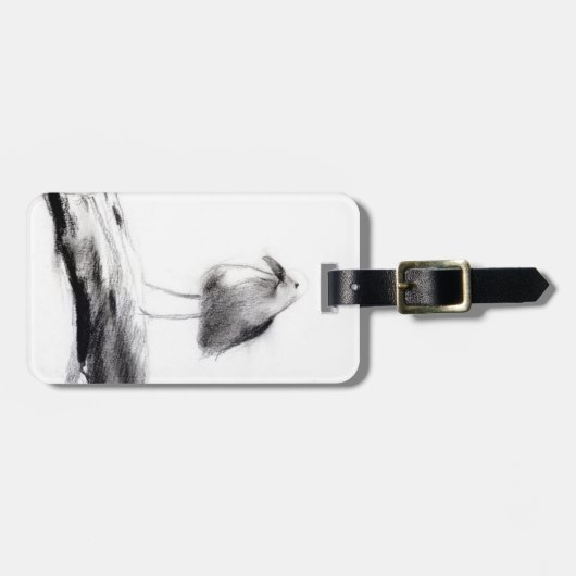 カリフォルニアカモメ2012年 ラゲッジタグ (正面横)