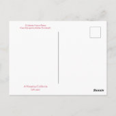 カリフォルニアカラーお祝い: 7月はがき ポストカード (裏面)