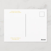 カリフォルニアカラーお祝い:9月はがき ポストカード (裏面)