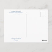 カリフォルニアカラーお祝い: MAYポストカード ポストカード (裏面)