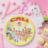 カリフォルニアカリビーチパラダイス ペーパープレート (パーティー)