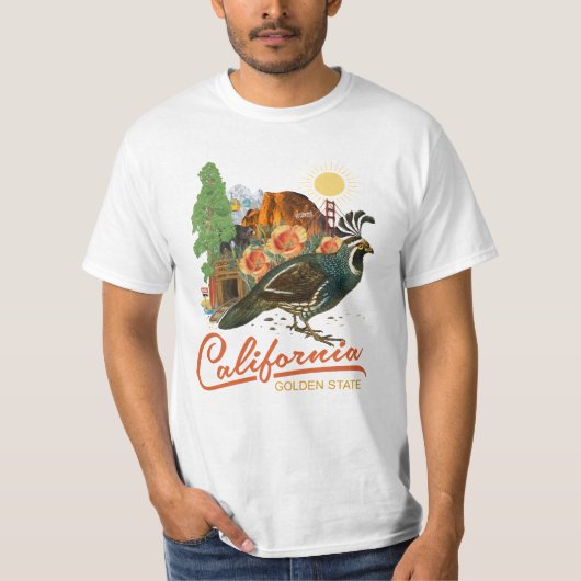 カリフォルニアカリフォルニアのヒストリカル・ランドマークの場所 Tシャツ (正面)