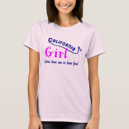 カリフォルニアガール Tシャツ (正面)