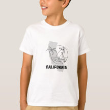 カリフォルニアキッズベーシックTシャツ
