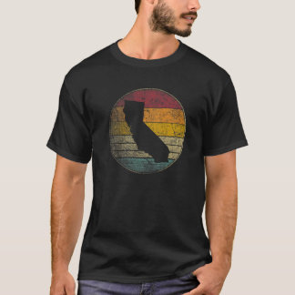 カリフォルニアギフト動揺してレトロサンセットミー Tシャツ