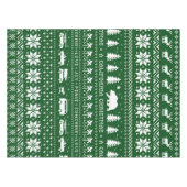 カリフォルニアクリスマスホリデーパターンフェスティバルクリスマス テーブルクロス (正面(横))