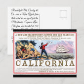 カリフォルニアクリッパーセーリング ポストカード (正面/裏面)