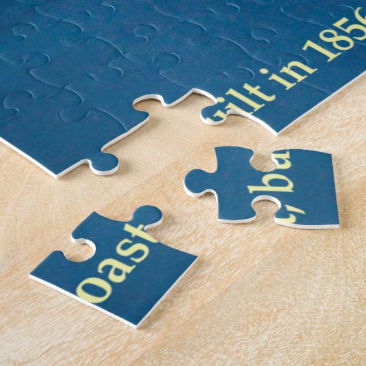 カリフォルニアクレセントシティバッテリーポイントライトハウス ジグソーパズル (側面)