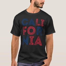 カリフォルニアグランジスタイルレタリングメンズTシャツ Tシャツ