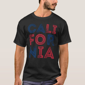 カリフォルニアグランジスタイルレタリングメンズTシャツ Tシャツ
