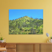 カリフォルニアグリーン キャンバスプリント (インサイチュ (リビング))